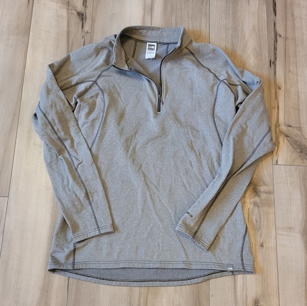 The North Face Gray Halfzip Pullover